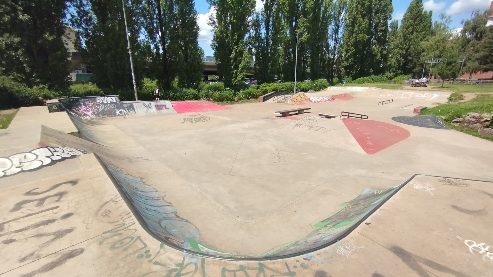 Burgerpark Hafeninsel skatepark